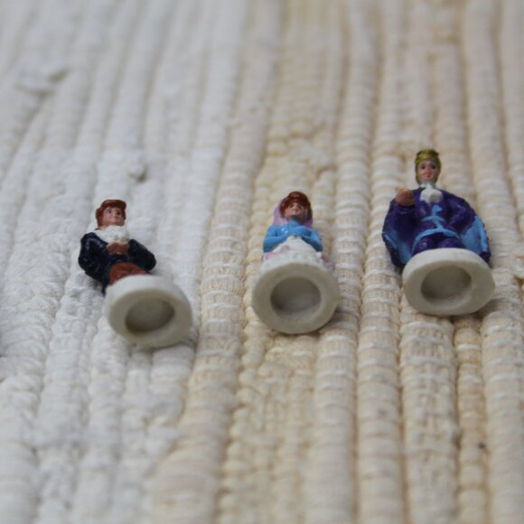 VTG '96 TRENDMASTER POLLY POCKET CINDERELLA STAR CASTLE MINIATURE FIGURES SET (4 - Picture 10 of 14